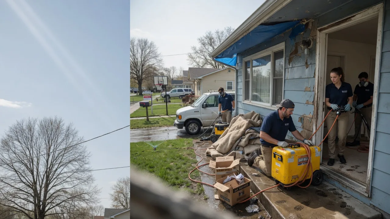 Basement Flood Cleanup in West Liberty, OH near me